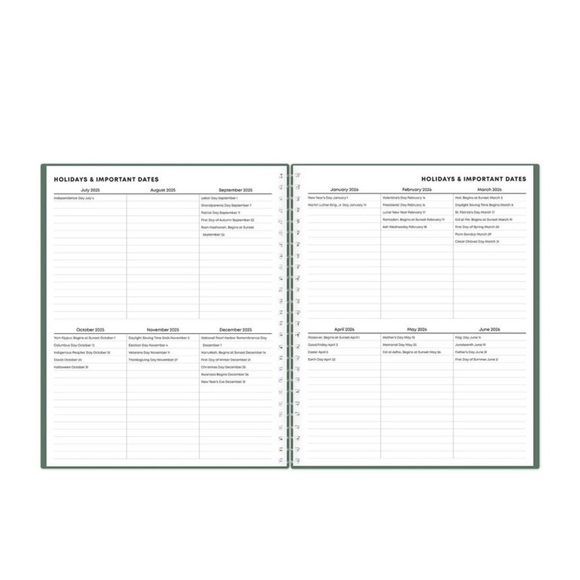 Blue Sky Green Student Planner 2025/26 - Picture 6 of 10